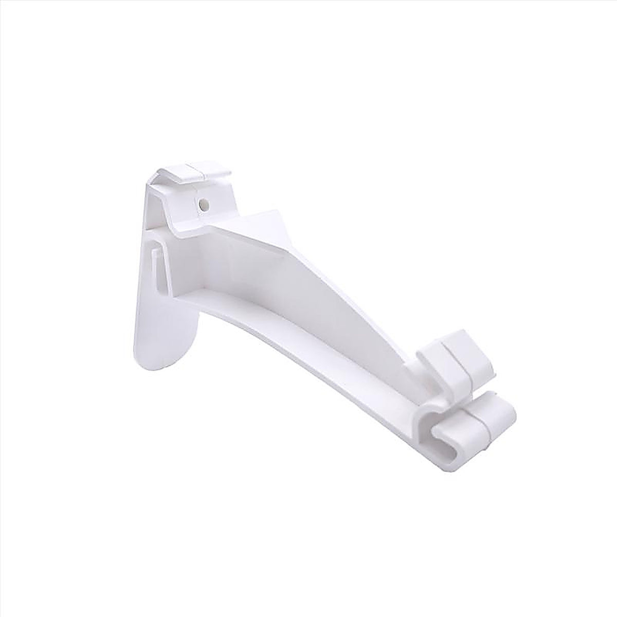 Amerimax M0722B 4.5 in. H x 1 in. W x 5 in. L White Vinyl Hidden Hook
