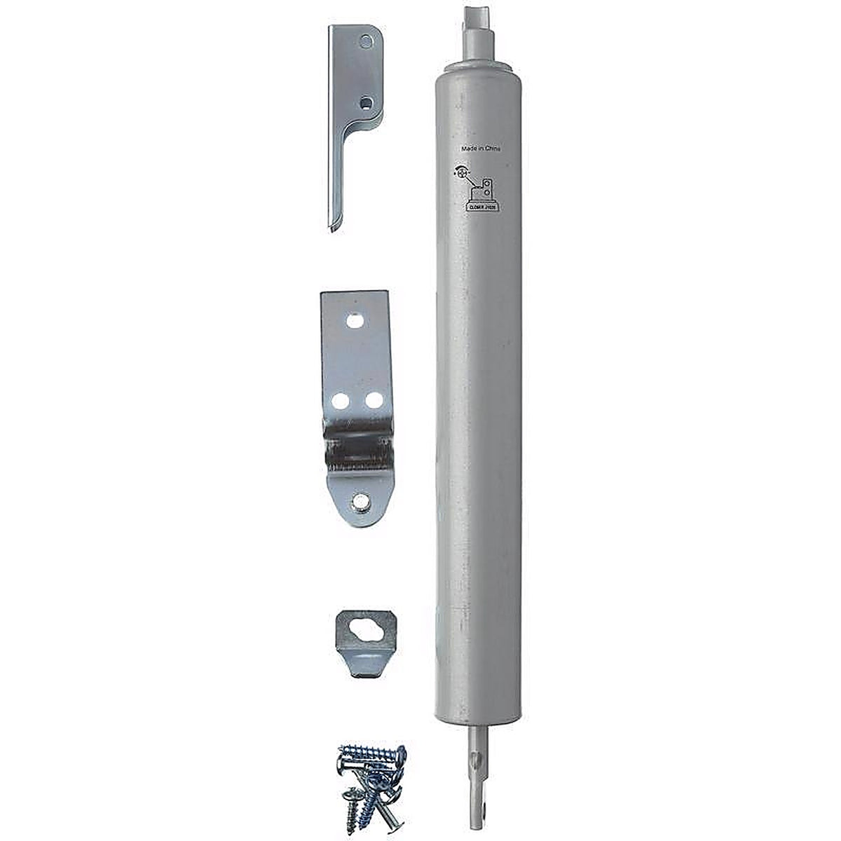 Wright - VJ1020CAL - Silver Aluminum Pneumatic Door Closer