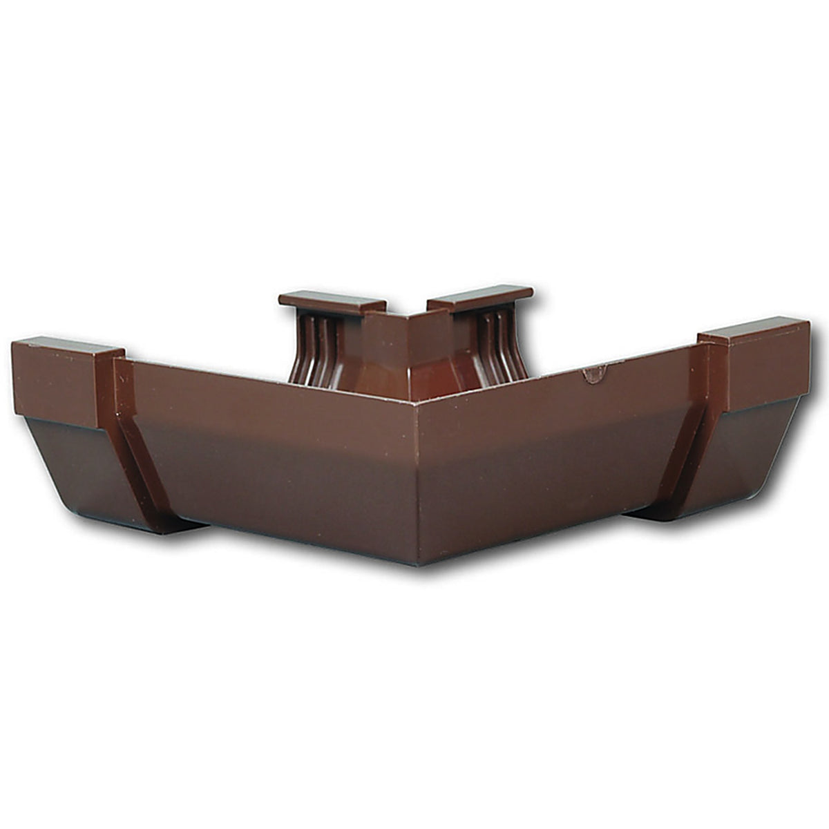 Amerimax T1503 6.8 in. H x 6.8 in. W x 5 in. L Brown Vinyl Contemporary Gutter Corner