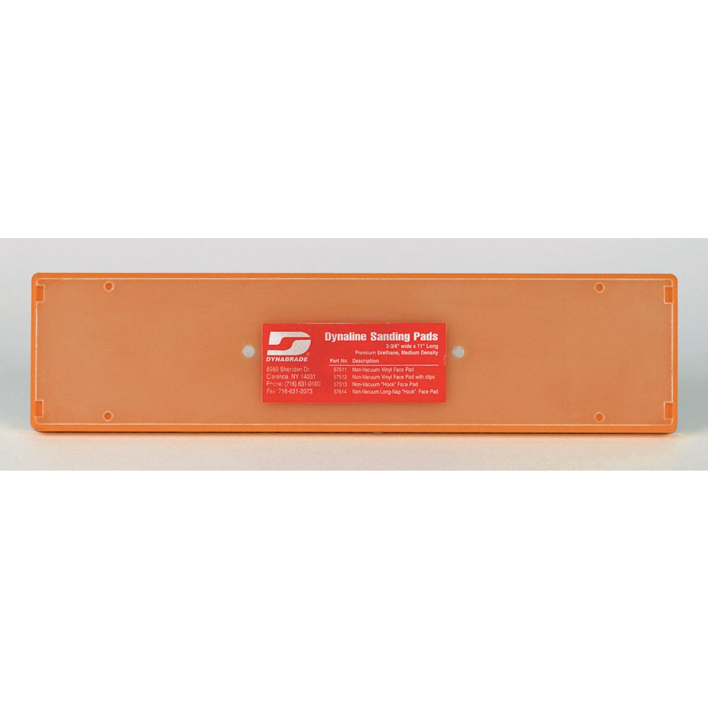 DYNABRADE 57511 2-3/4in. W x 11in. L Non-Vacuum File Board Disc Pad, Vinyl-Face