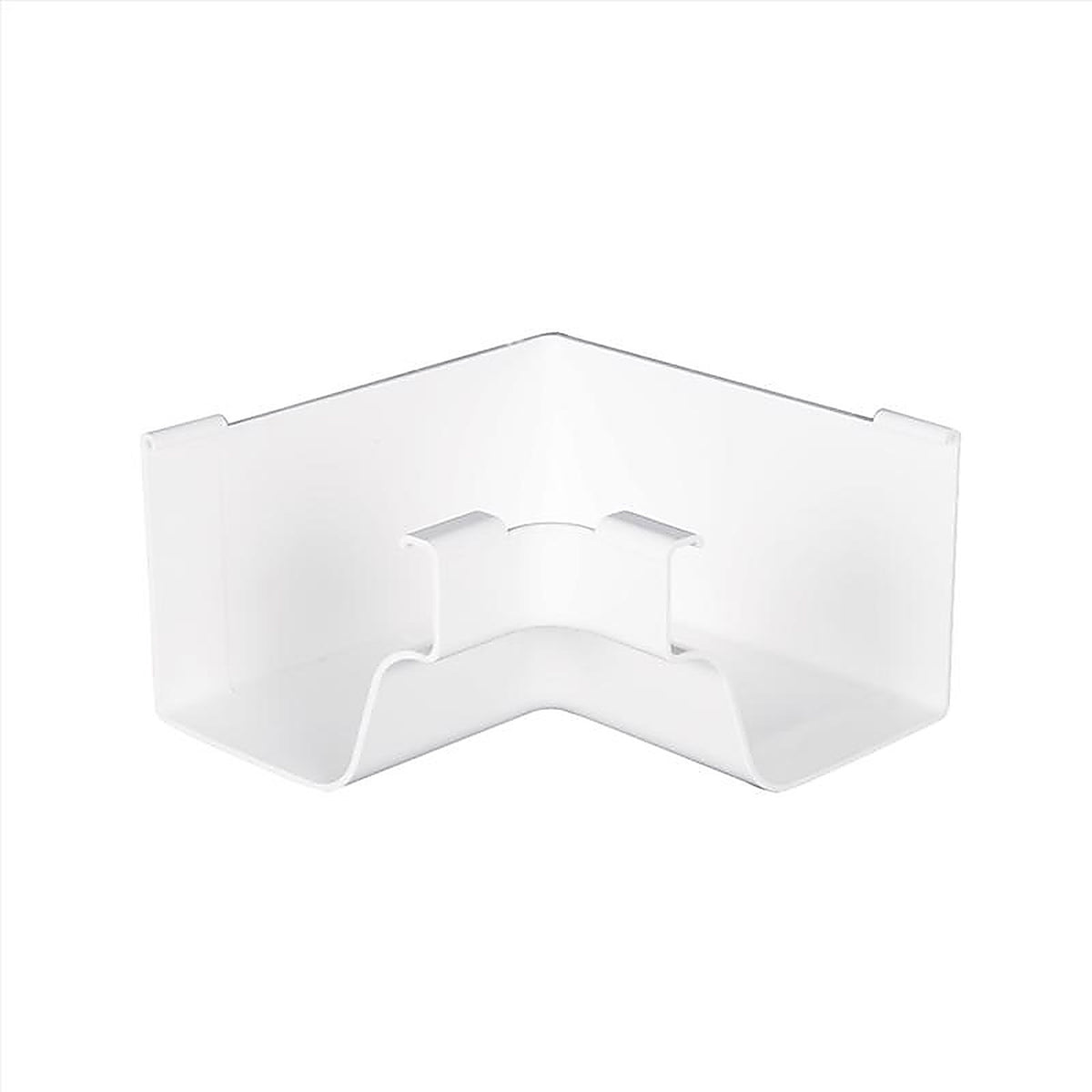 Amerimax - M0504HP - 5 In. W X 6.25 In. L White Vinyl K Inside Miter
