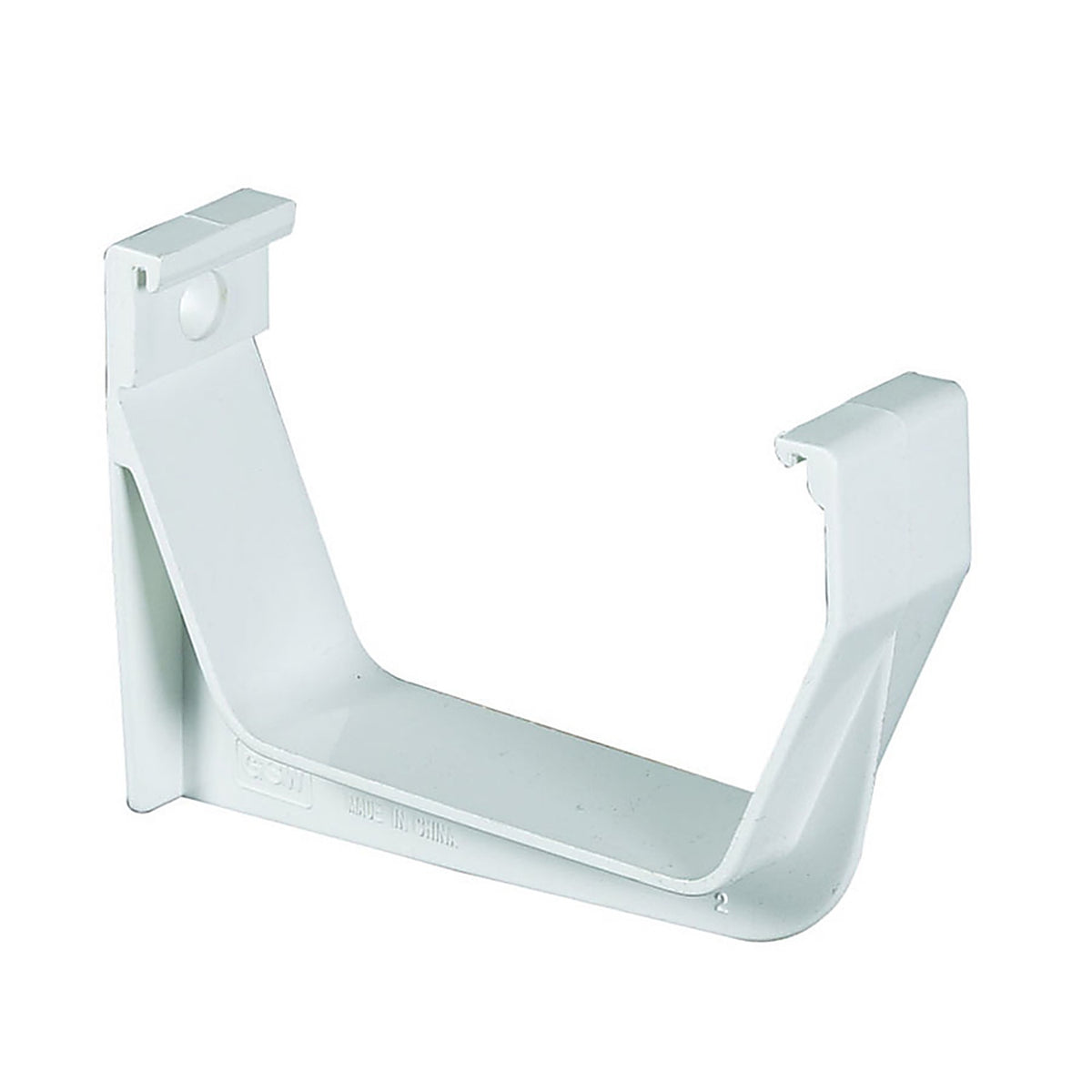Amerimax T0519 3.25 in. H x 1.125 in. W x 5 in. L White Vinyl Contemporary Exterior Hook Bracket