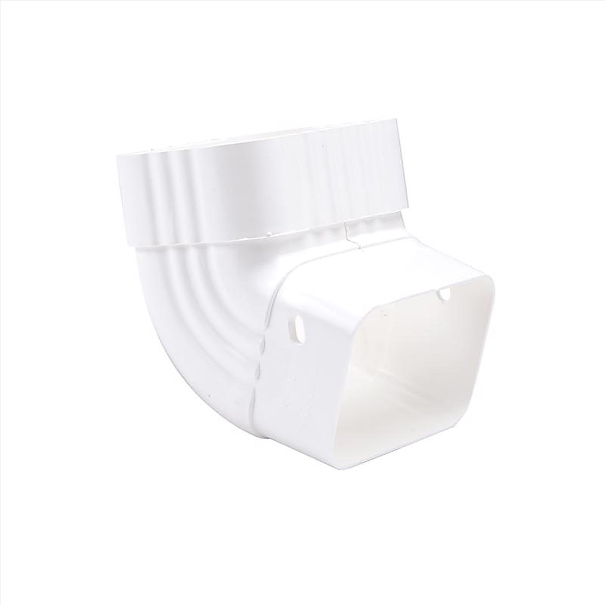 Amerimax - M0727HP - 3 In. H X 4 In. W X 5.5 In. L White Vinyl a Gutter Elbow