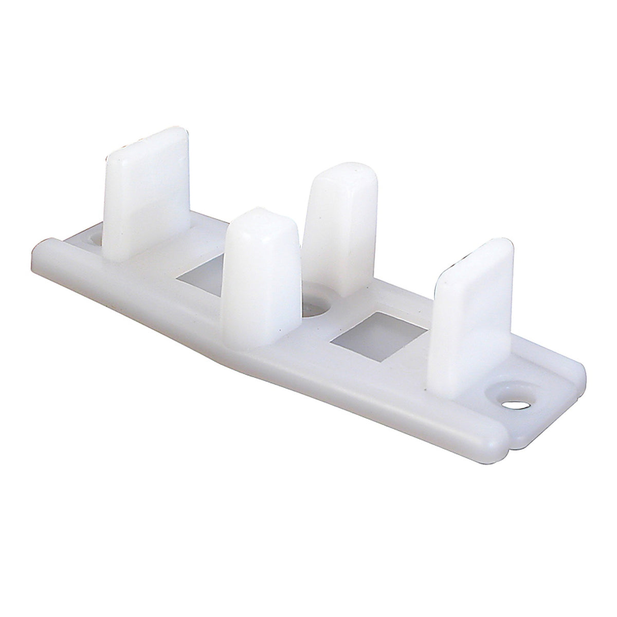 Prime-Line - N 6562 - Matte White Plastic By-Pass Guide 2 pc