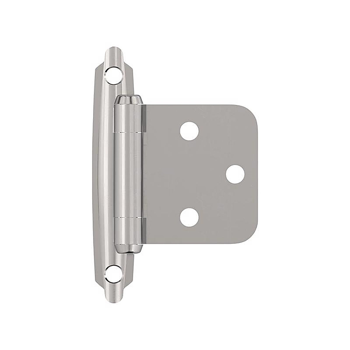 Amerock - BPR342926 - 1-13/16 In. W X 2-3/4 In. L Polished Chrome Steel Cabinet Hinge 2 Pack