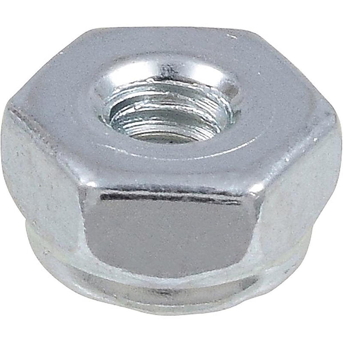 Hillman 180132 #6-32 Zinc-Plated Steel USS Nylon Lock Nut 100/Pack