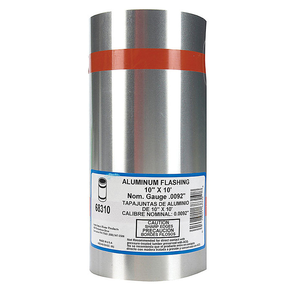Amerimax 68310 10 in. W x 10 ft. L Aluminum Roll Flashing Silver