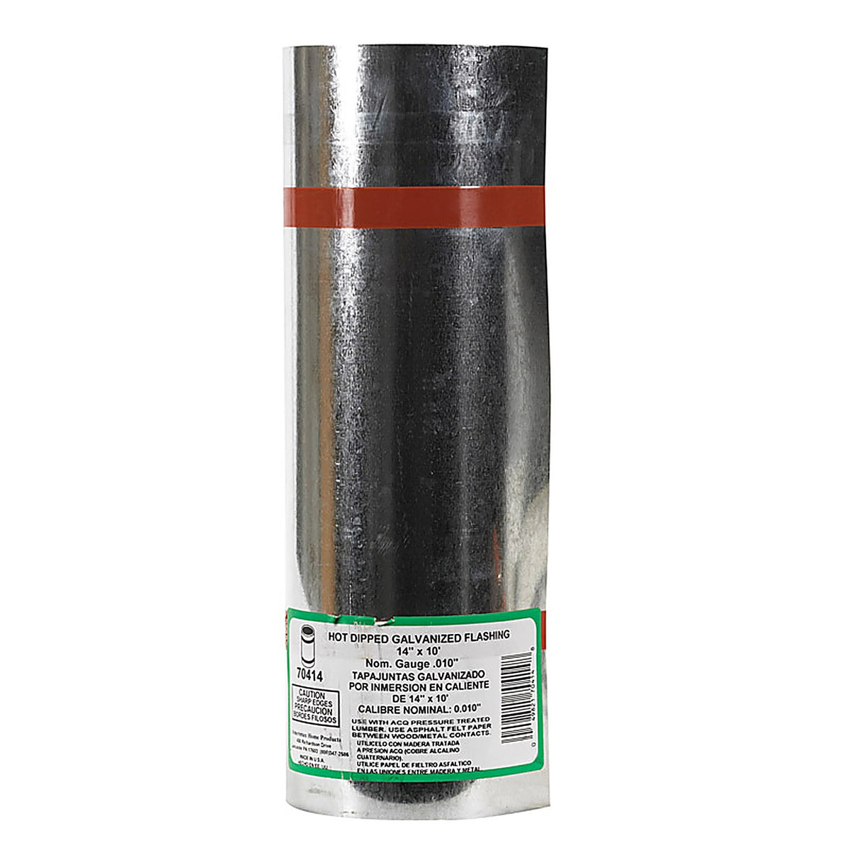 Amerimax 70414 14 in. W x 10 ft. L Galvanized Steel Valley Flashing Silver