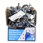Crawford 18320-100 Zinc Plated Silver Steel 2 in. Peg Hooks 1/Pack