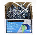 Crawford 18360-50 Zinc Plated Silver Steel 6 in. Peg Hooks 1/Pack