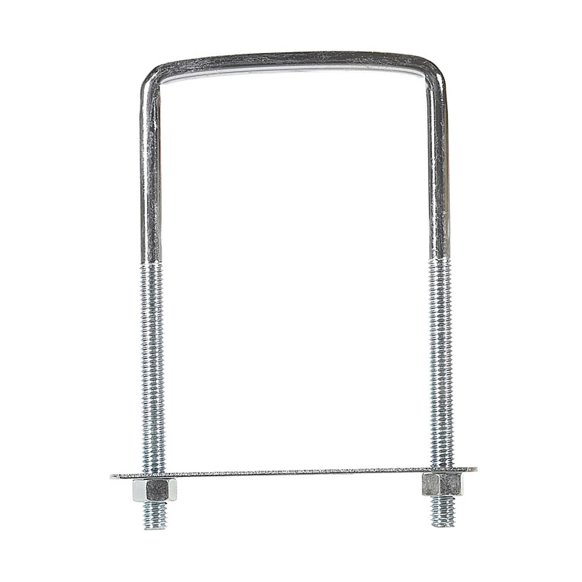 Hampton 02-3453-625 3-3/4 in. x 3-5/8 in. W x 6 in. L Coarse Zinc-Plated Steel Lumber Size Square Bend U-Bolt