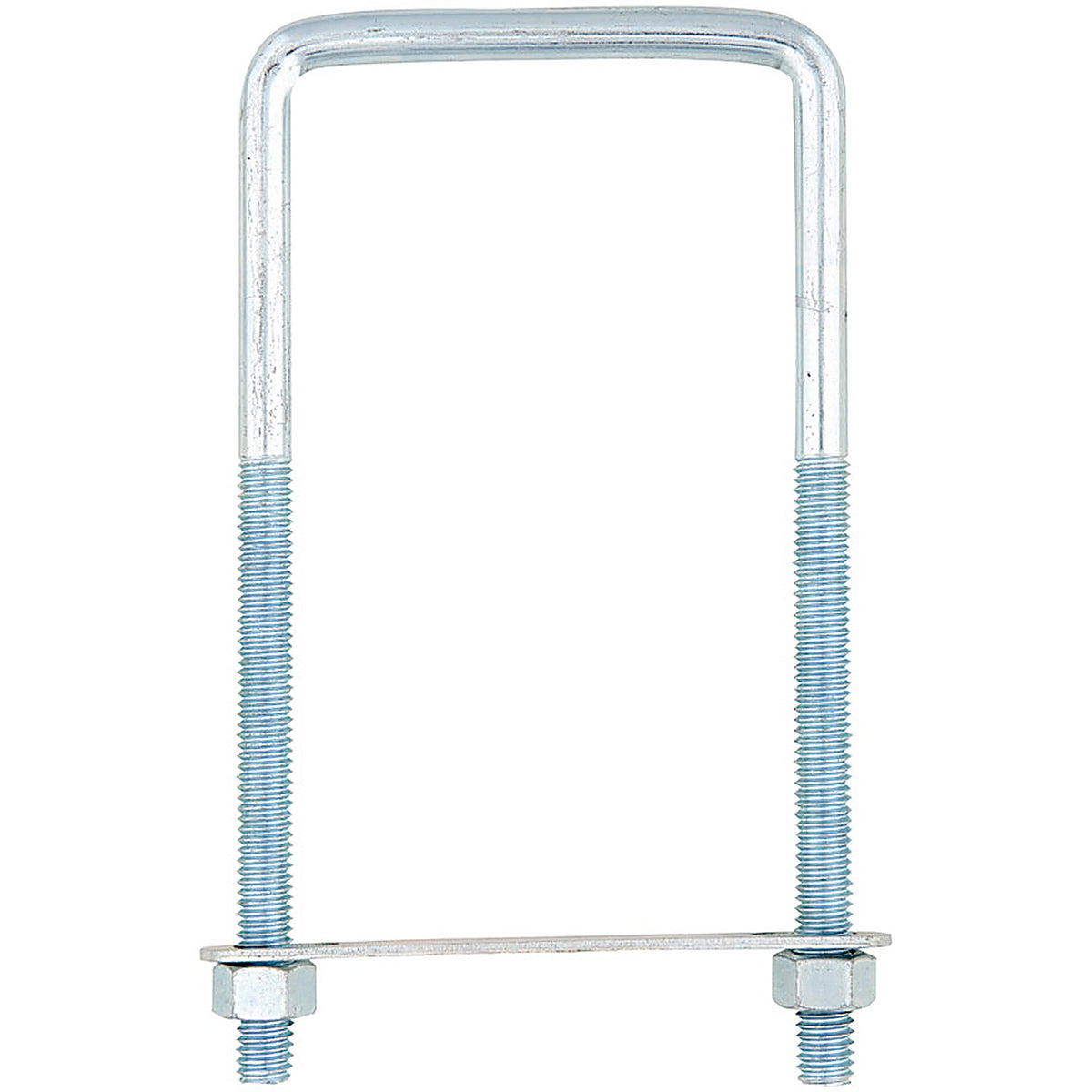 Hampton 02-3453-627 3/8 in. x 3-5/8 in. W x 7 in. L Coarse Zinc-Plated Steel Lumber Size Square Bend U-Bolt