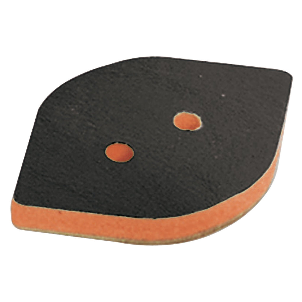 DYNABRADE 57952 3-3/4in. W x 2-3/8in. L Non-Vacuum Dynafine Tear Drop Disc Pad, Vinyl-Face