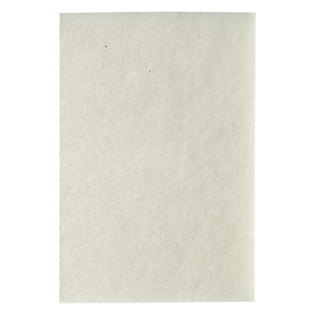 Norton 58001 Bear-Tex Non Abrasive 6in. x 9in. Scuff Pad, White
