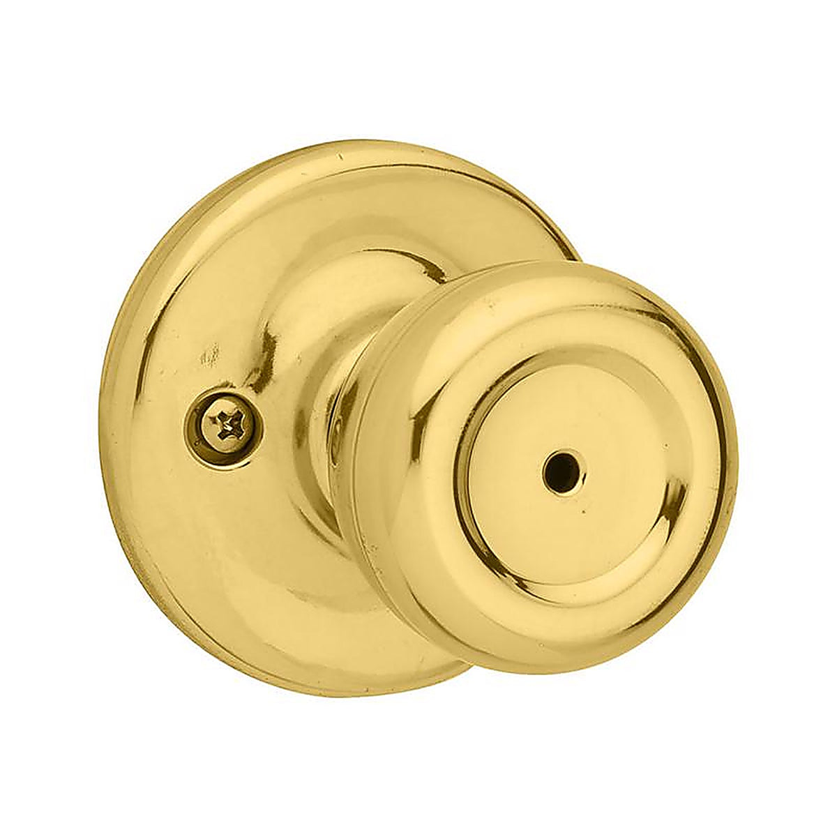 Kwikset 93001-876 Mobile Home Polished Brass Steel Privacy Knob 3 Right or Left Handed