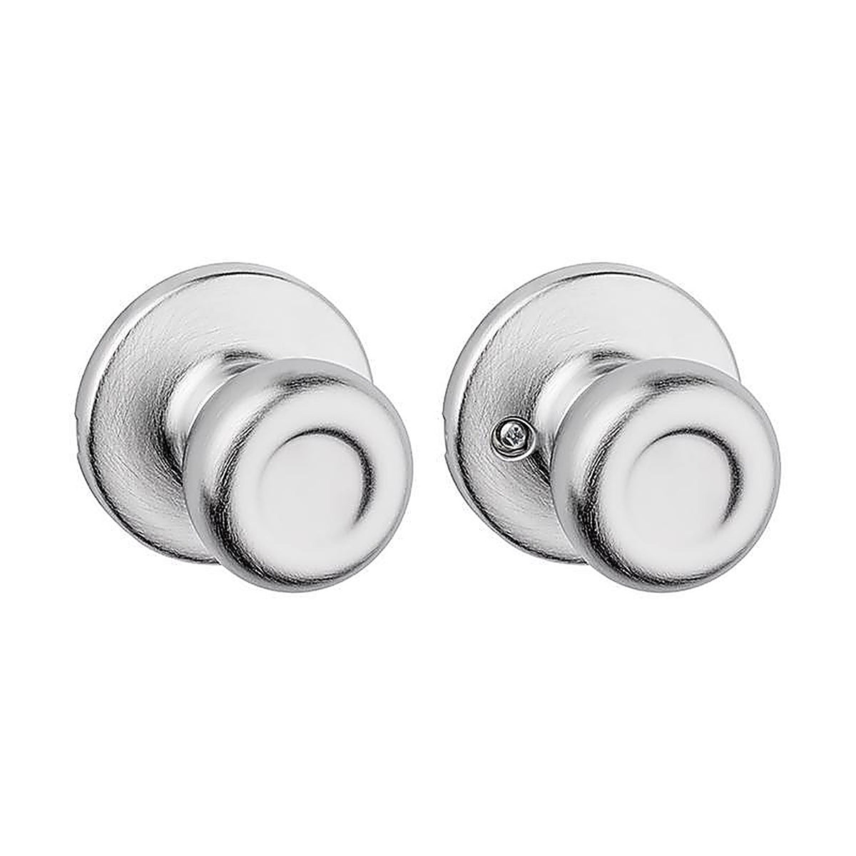 Kwikset 92001-514 Tylo Satin Chrome Steel Passage Door Knob 3 Right or Left Handed