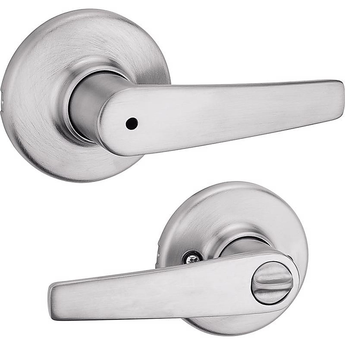 Kwikset 93001-879 Delta Satin Chrome Steel Privacy Lever 3 Right Handed