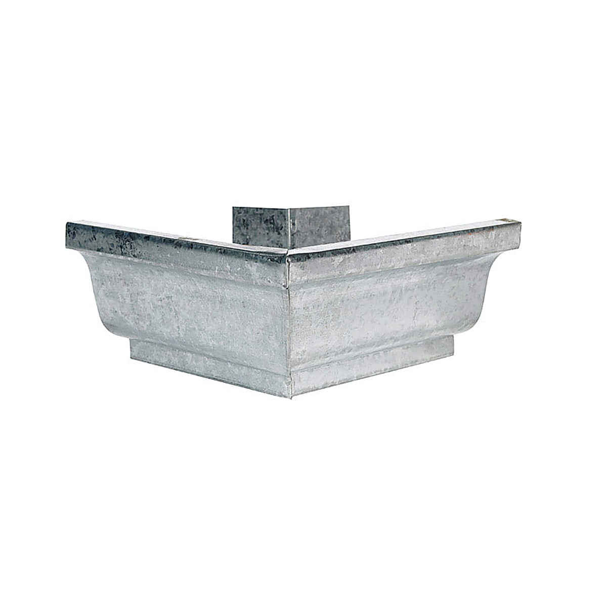 Amerimax 29202 5 in. H x 7.25 in. W x 5 in. L Metallic Galvanized Steel K Outside Miter