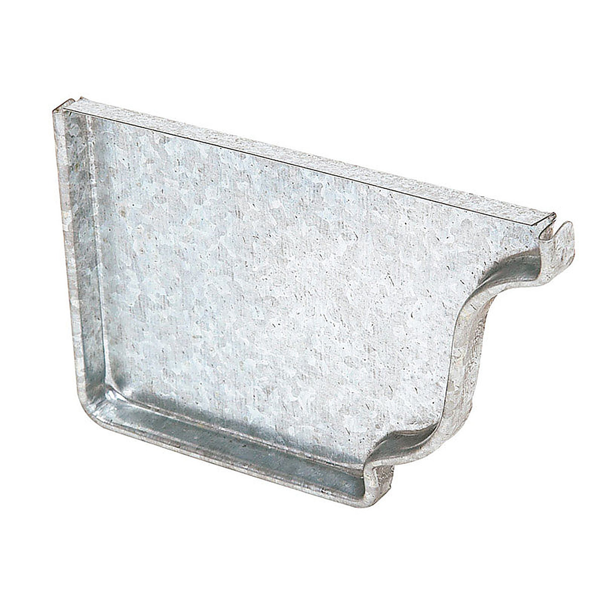 Amerimax 15205 2.875 in. H X 0.5 in. W X 4 in. L Silver Galvanized Steel K Gutter End Cap