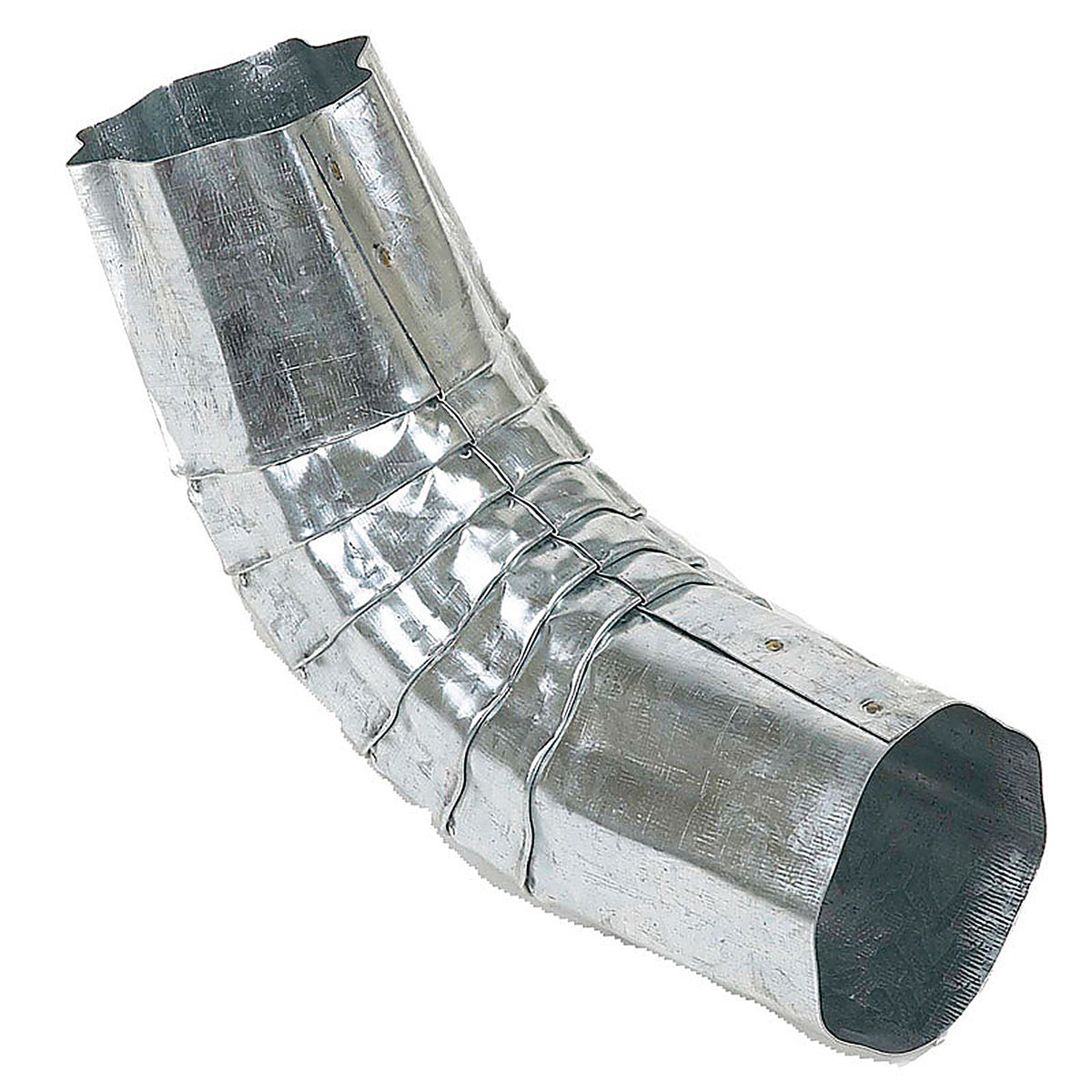Amerimax - 410651 - 3 In. H X 3 In. W X 9 In. L Metallic Galvanized Steel Downspout Elbow