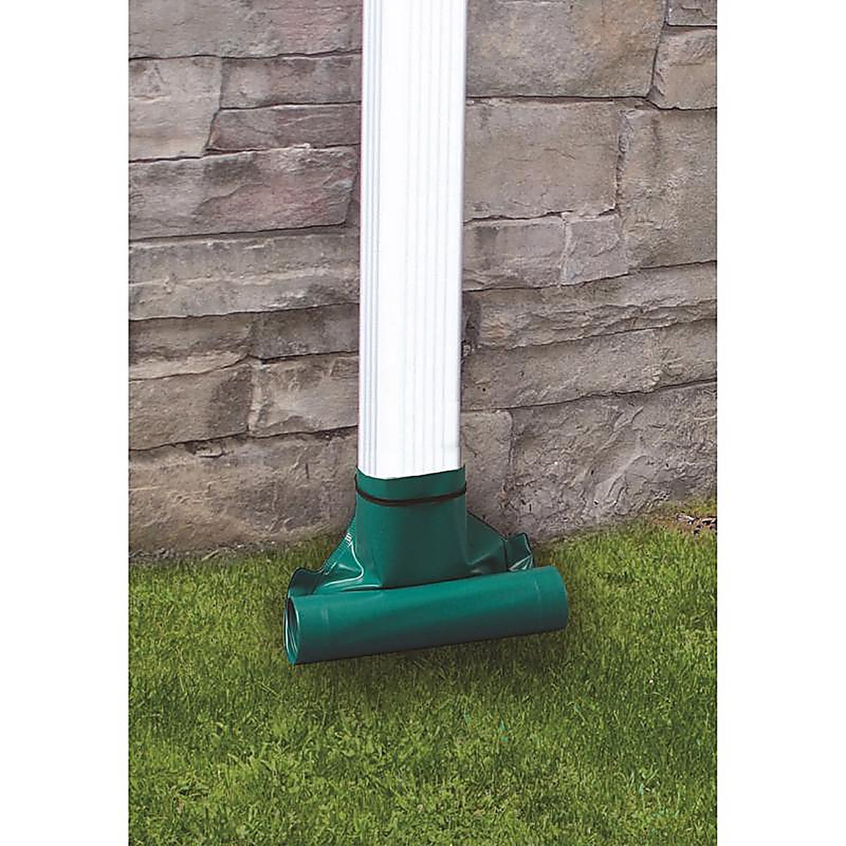 Frost King DE200 Drain Away 84 in. W X 96 in. L Green Plastic K Downspout Extension