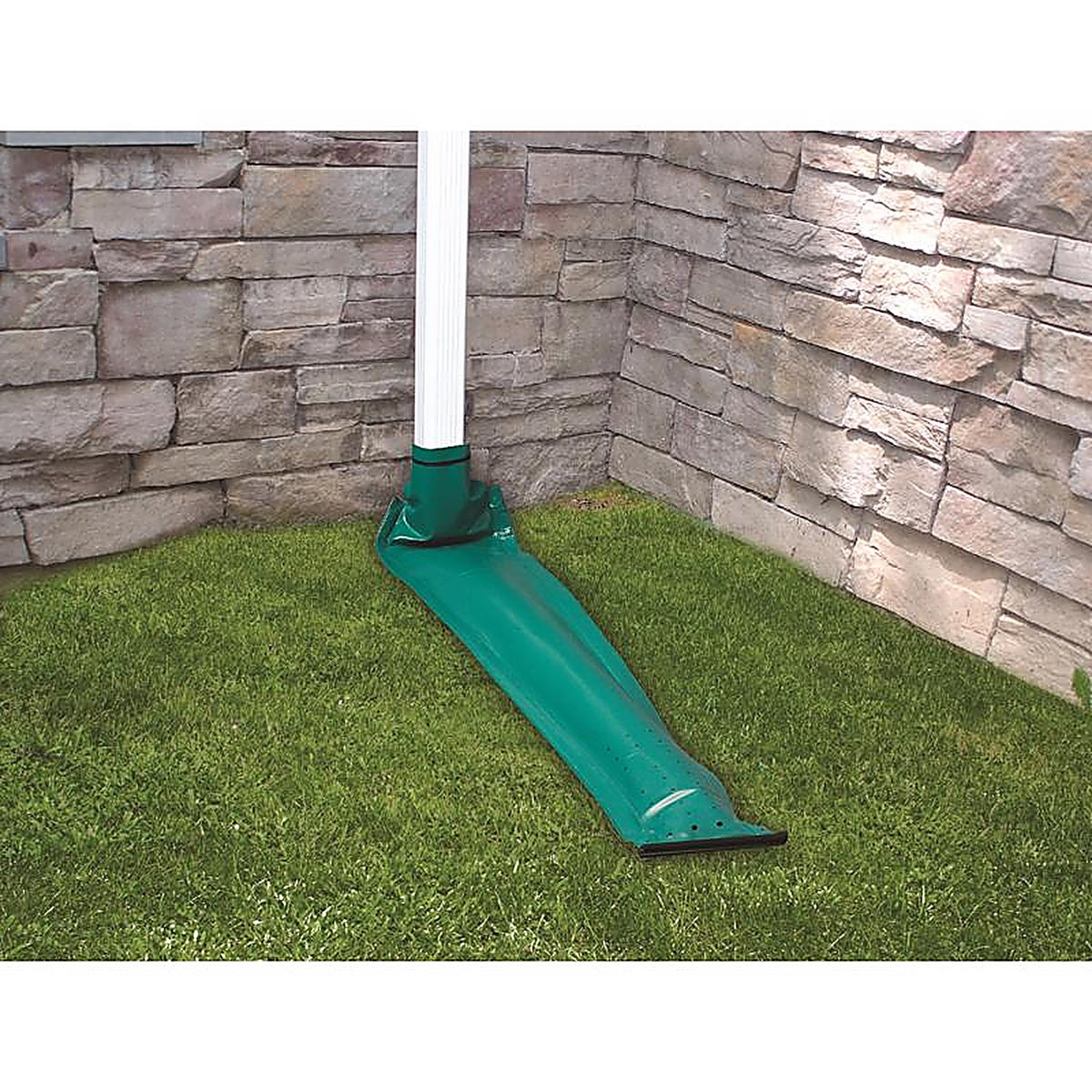 Frost King DE200 Drain Away 84 in. W X 96 in. L Green Plastic K Downspout Extension