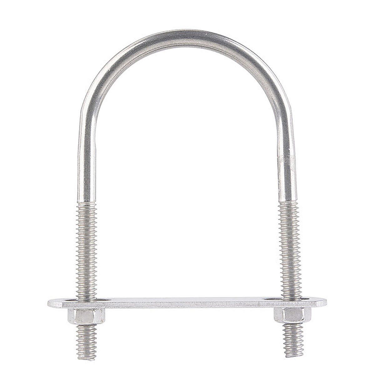 Hampton 02-3450-206 1/4 in. x 2 in. W x 3-1/2 in. L Coarse Stainless Steel U-Bolt