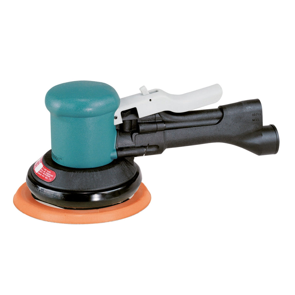 DYNABRADE 58405 6in. Dia. Two-Hand Dynorbital Random Orbital Sander, Non-Vacuum