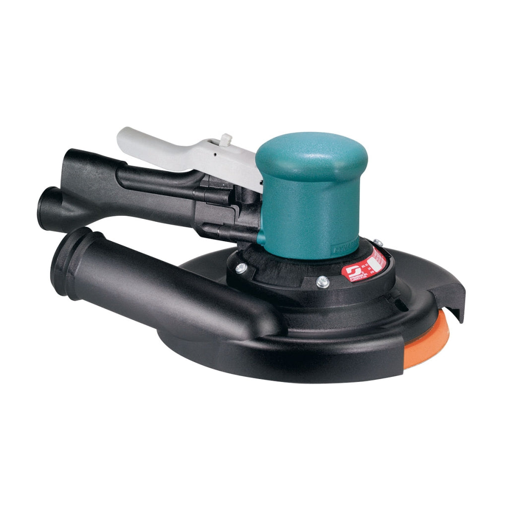 DYNABRADE 58414 8in. Dia. Central Vacuum Two-Hand Dynorbital Random Orbital Sander
