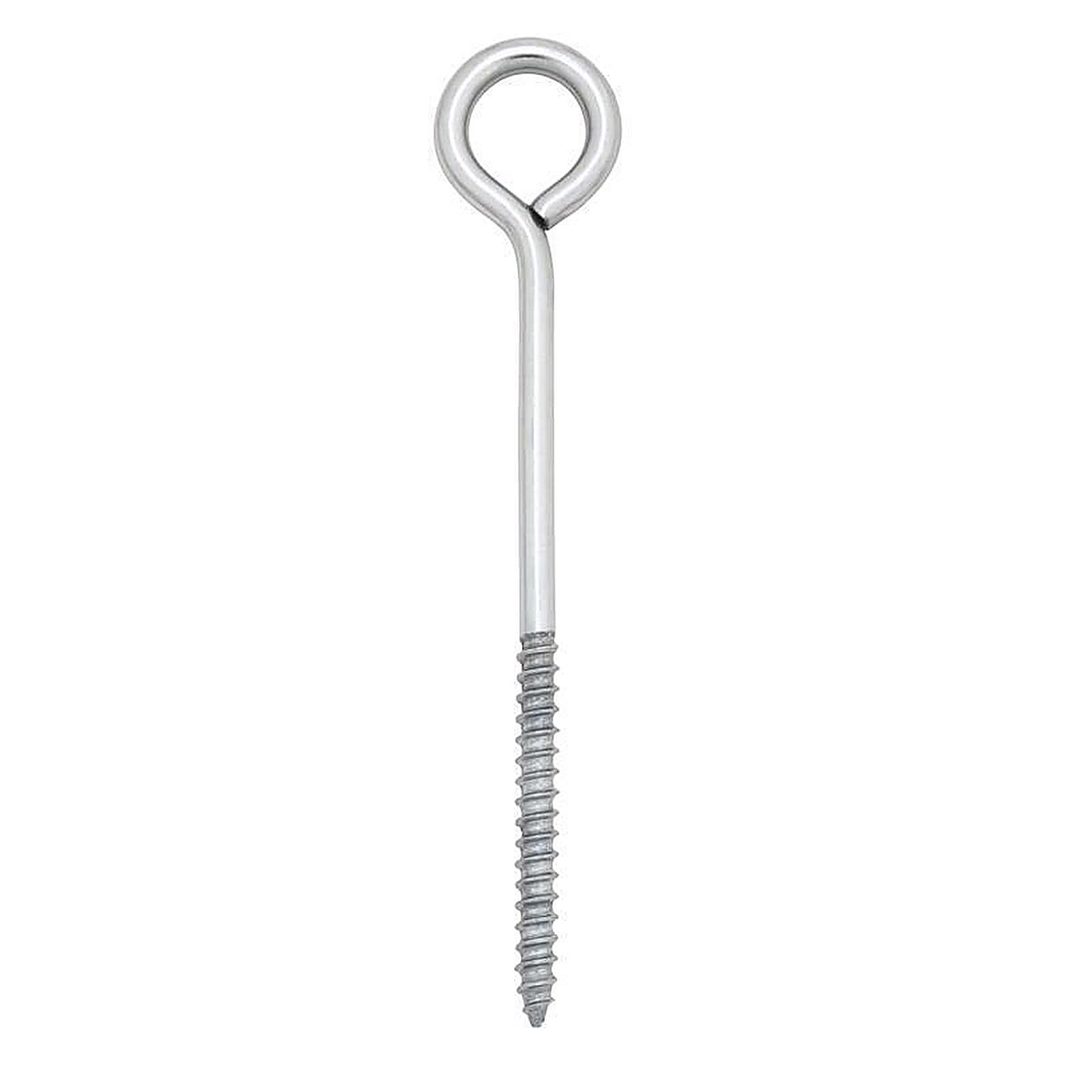 Hampton 02-3463-403 1/4 in. x 5 in. L Stainless Stainless Steel Lag Thread Eyebolt