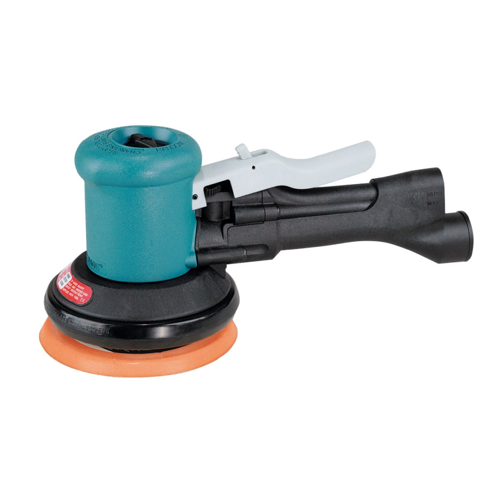 DYNABRADE 58430 5in. Dia. DynaLocke Dual-Action Sander, Non-Vacuum