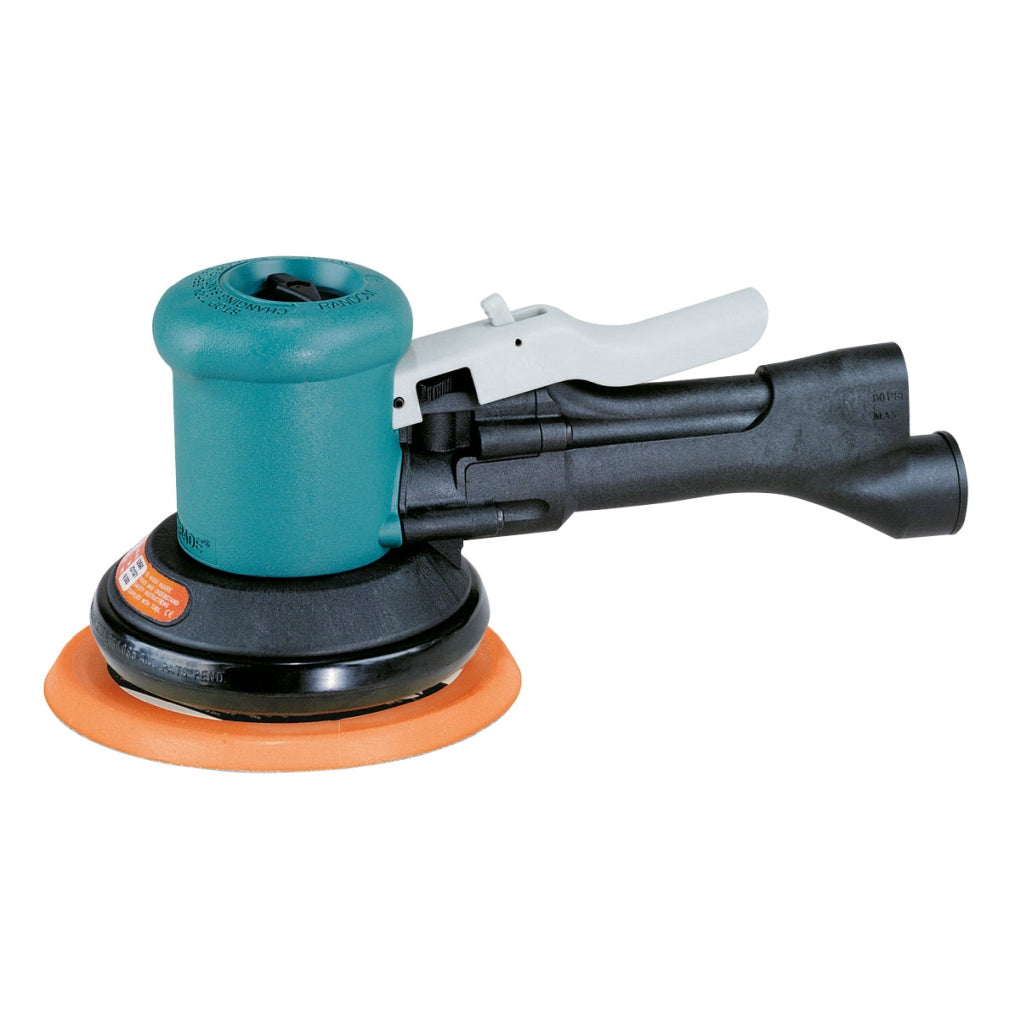 DYNABRADE 58435 6in. Dia. DynaLocke Dual-Action Sander, Non-Vacuum