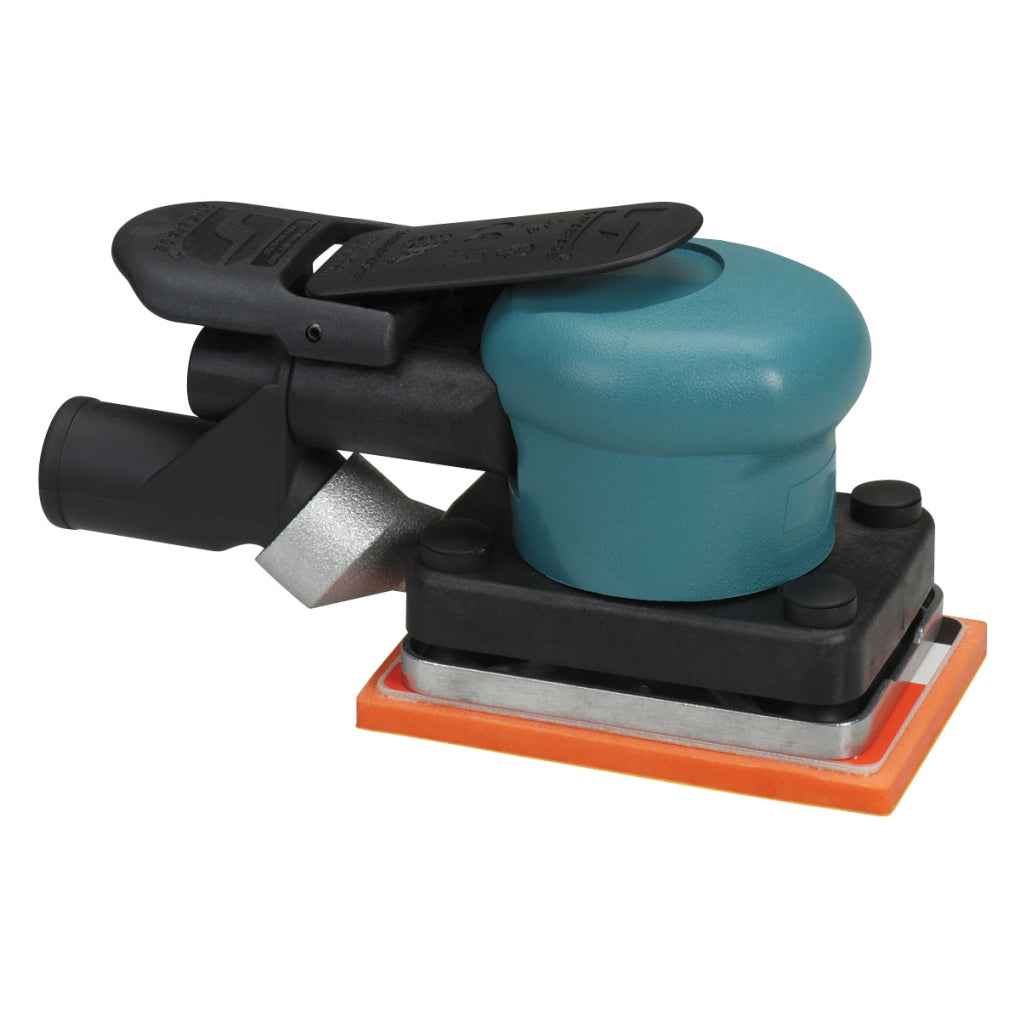 DYNABRADE 58502 3in. W x 4-1/4in. L Dynabug II Orbital Sander, Central Vacuum