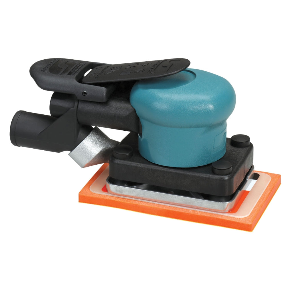 DYNABRADE 58505 3-1/4in. W x 5in. L Dynabug II Orbital Sander, Central Vacuum