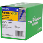 Hillman 375289 Tapper Steel Hex Head Concrete Screw Anchor 100/Pack