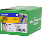 Hillman 375287 Tapper Steel Hex Head Concrete Screw Anchor 100/Pack