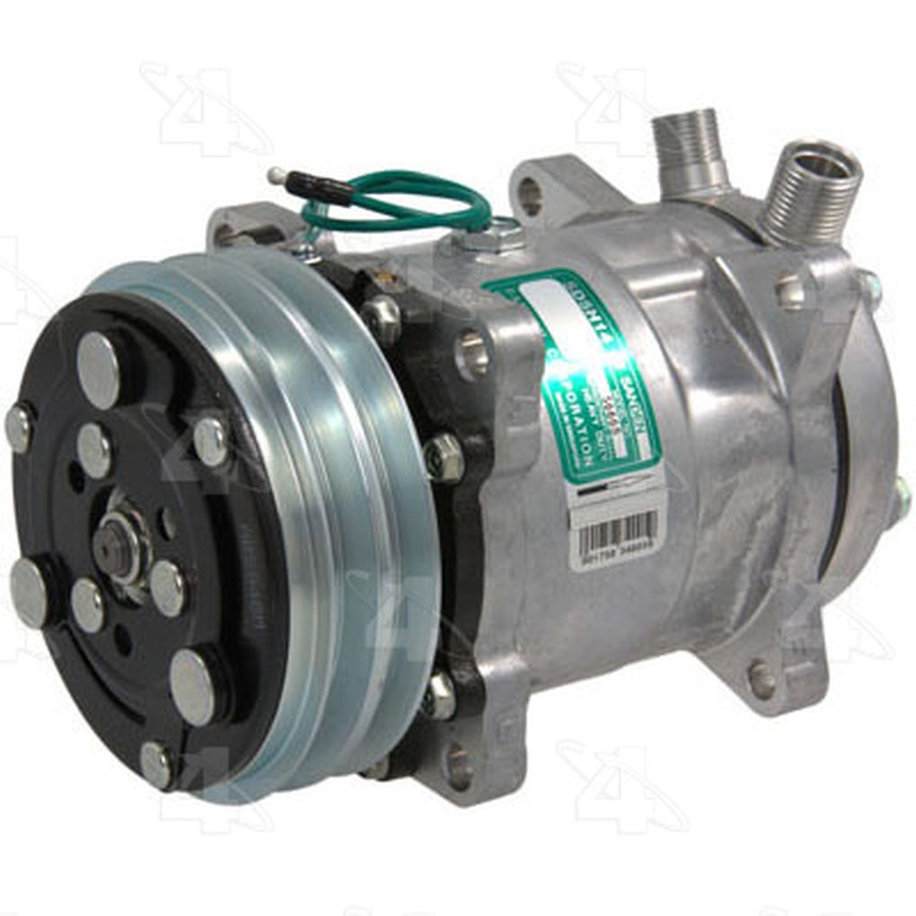 Four Seasons 58666 New Sanden/Sankyo SD5H14 Compressor w/ Clutch