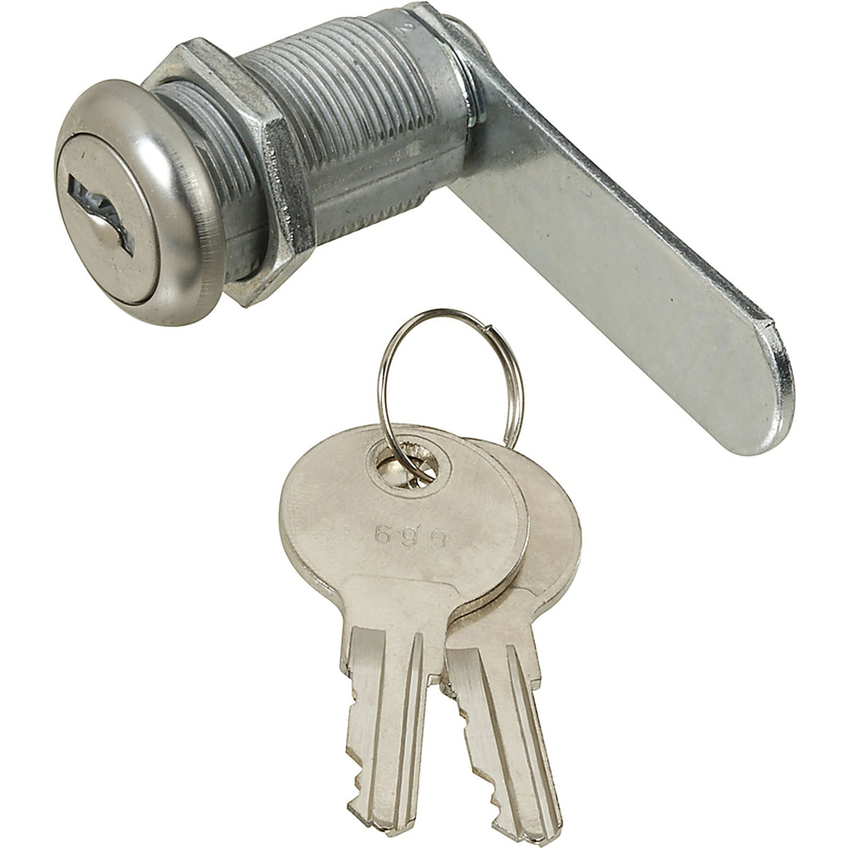 National Hardware - N192-484 - Chrome Silver Steel Cabinet/Drawer Lock