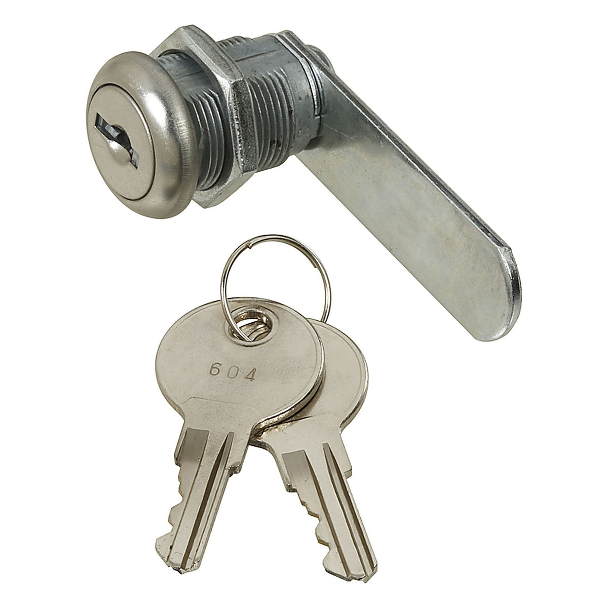 National Hardware N185-280 Chrome Metallic Steel Cabinet/Drawer Lock