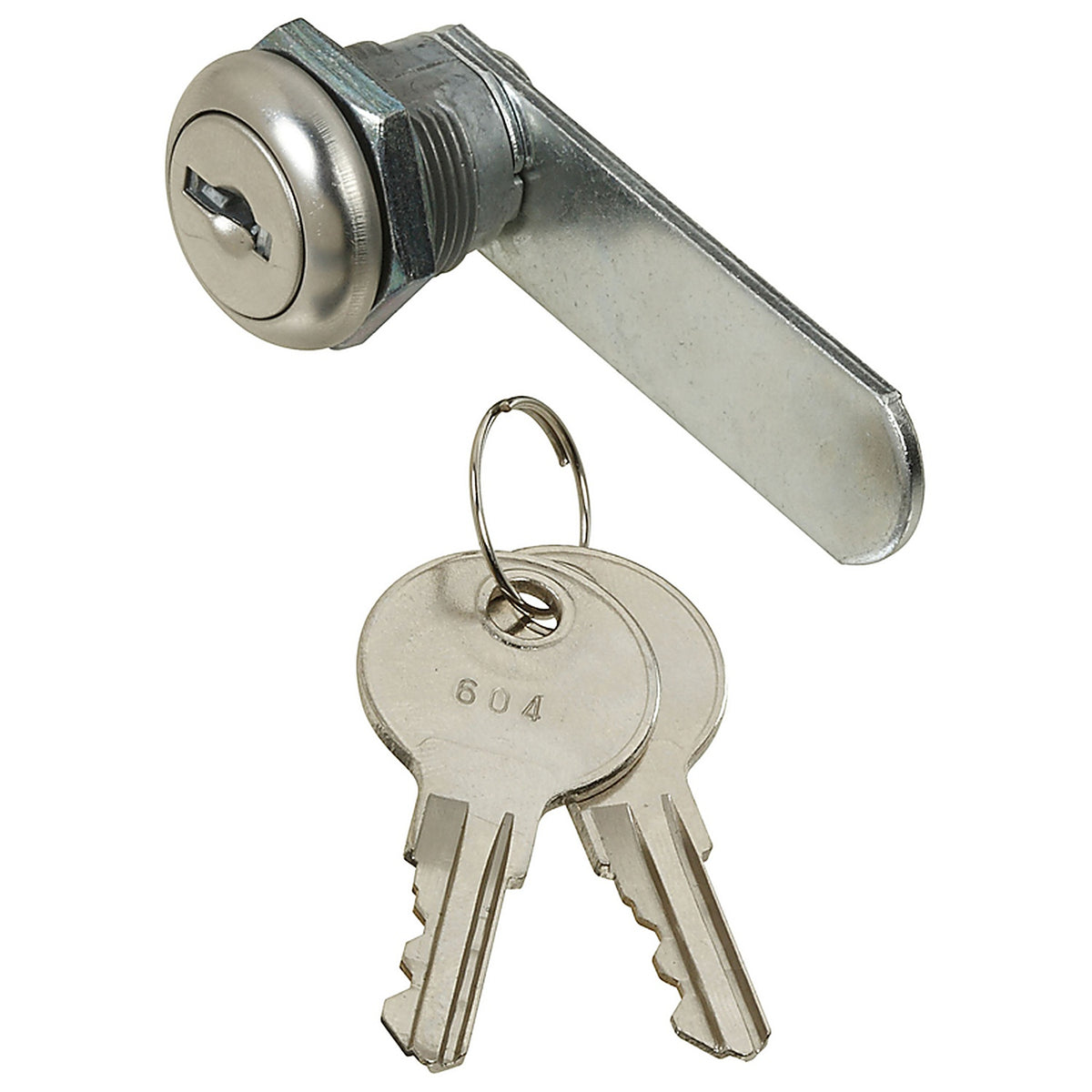National Hardware N185-272 Chrome Metallic Steel Cabinet/Drawer Lock