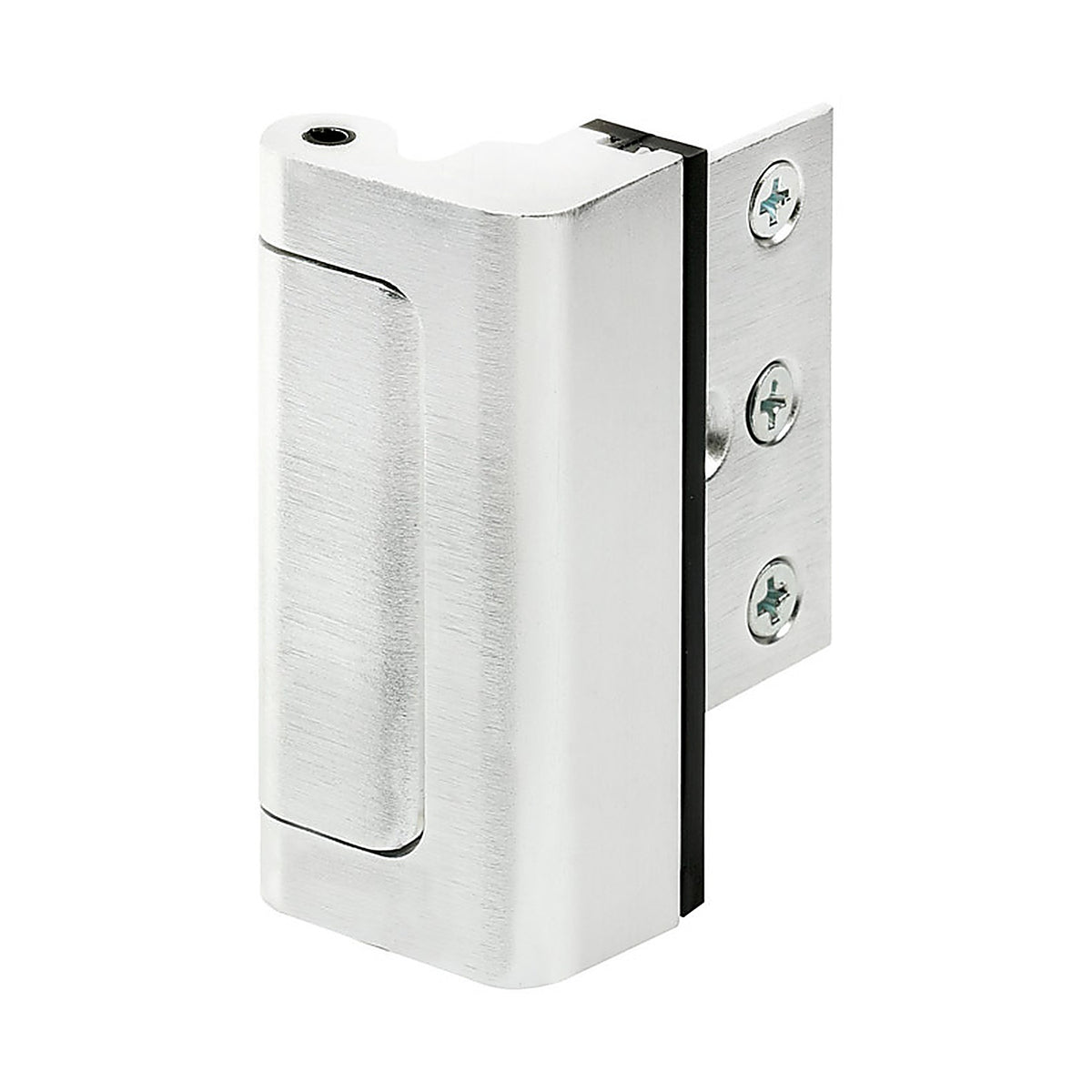 Prime-Line U11325 Brushed Chrome Silver Aluminum Entry Door Blocker 1/Pack