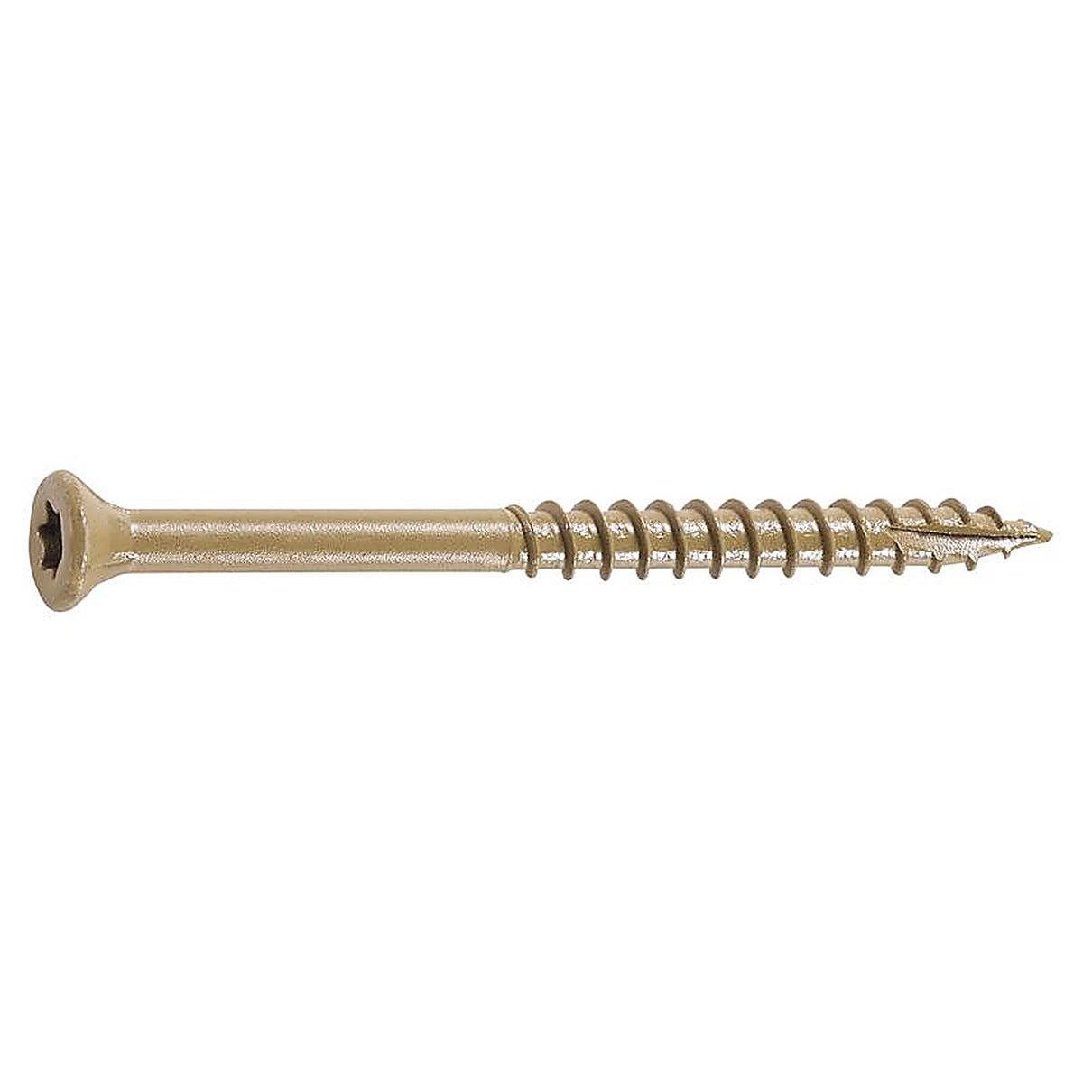 Fastenmaster - FMGD212-75 - Guarddog No. 10 X 2-1/2 In. L Gold Phillips/Square Bugle Head Deck Screws 75 Pack