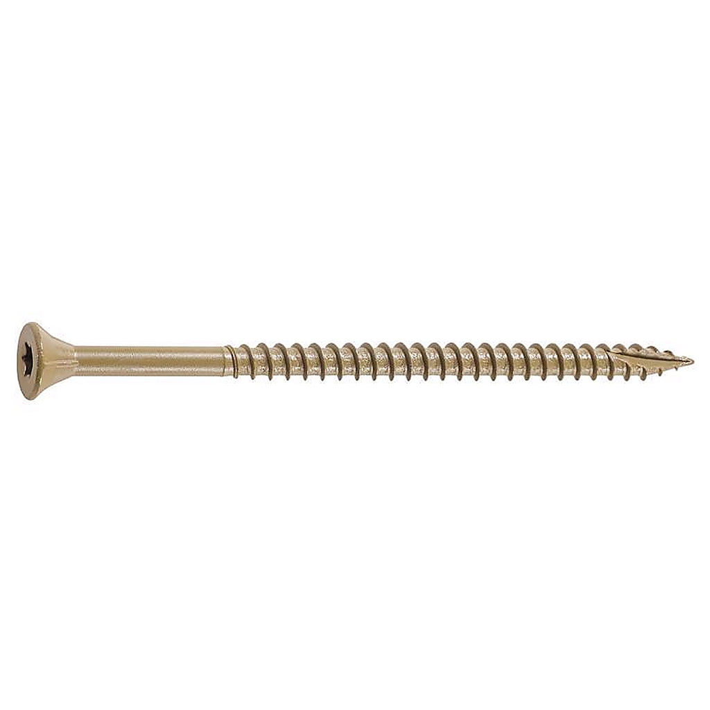 Fastenmaster - FMGD312-350 - Guarddog No. 10 X 3-1/2 In. L Gold Phillips/Square Bugle Head Deck Screws 350 Pack