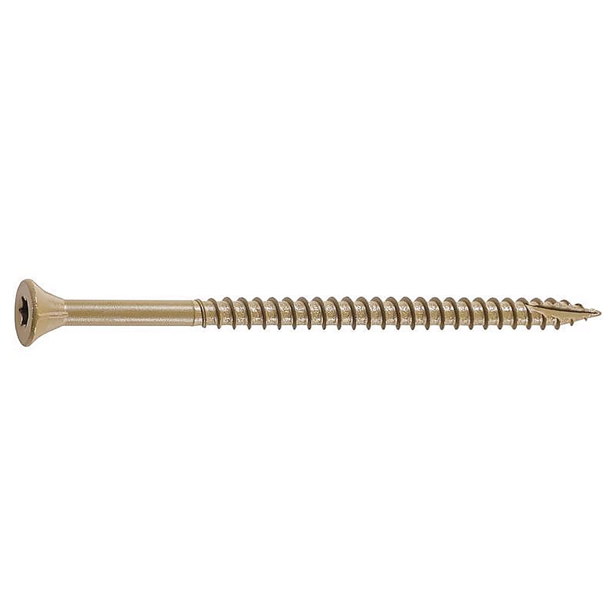 Fastenmaster - FMGD312-1350 - Guarddog No. 10 X 3-1/2 In. L Gold Phillips/Square Bugle Head Deck Screws 1350 Pack