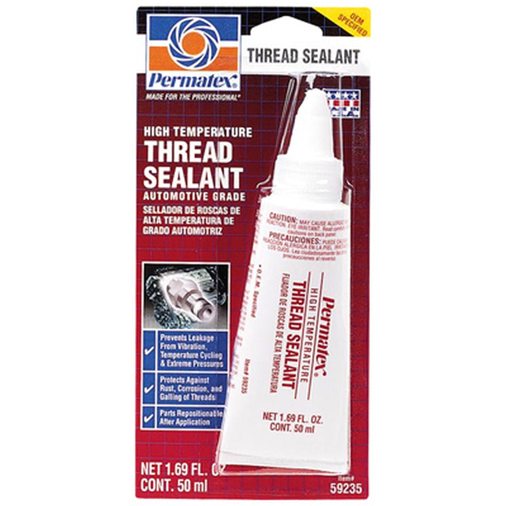 Permatex 59235 High Temperature Thread Sealant, 50 ml tube