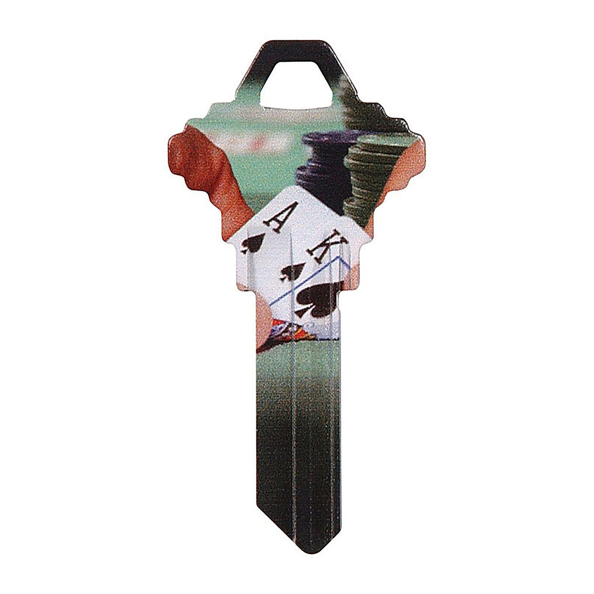 Hillman 87191 Wackey Poker House/Office Universal Key Blank Single sided