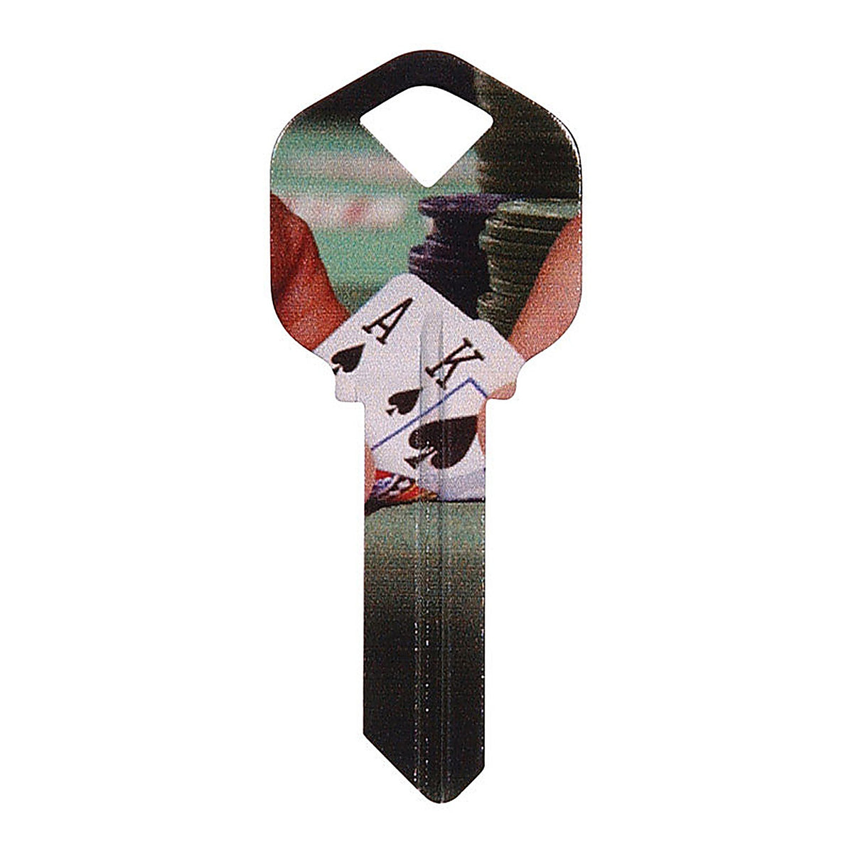 Hillman 87187 Wackey Poker House/Office Universal Key Blank Single sided