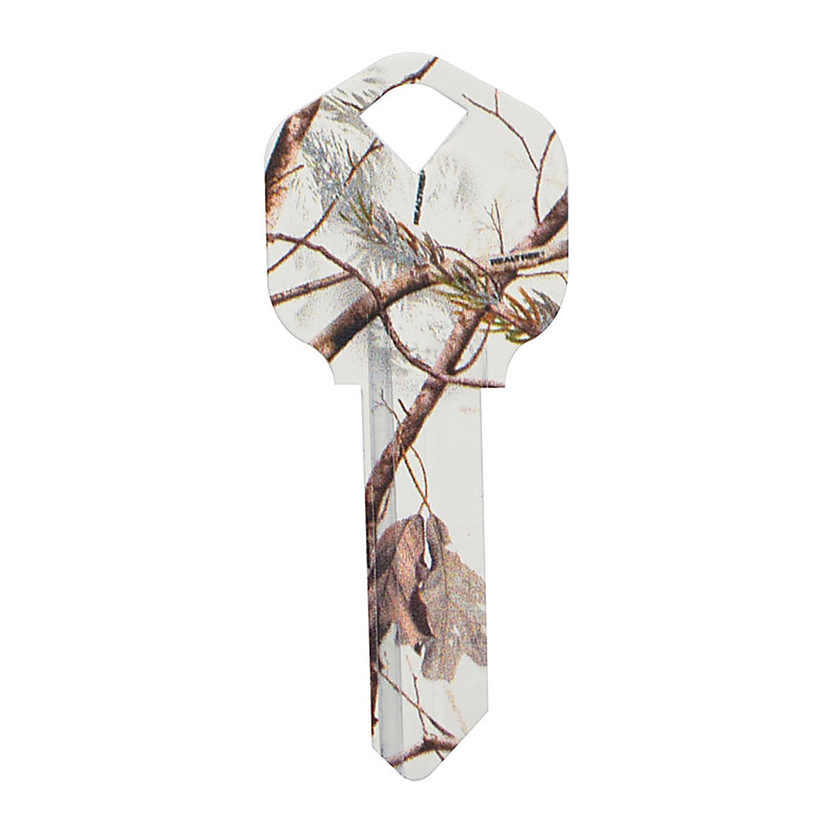 Hillman 713157 RealTree Snow House/Office Universal Key Blank Single sided