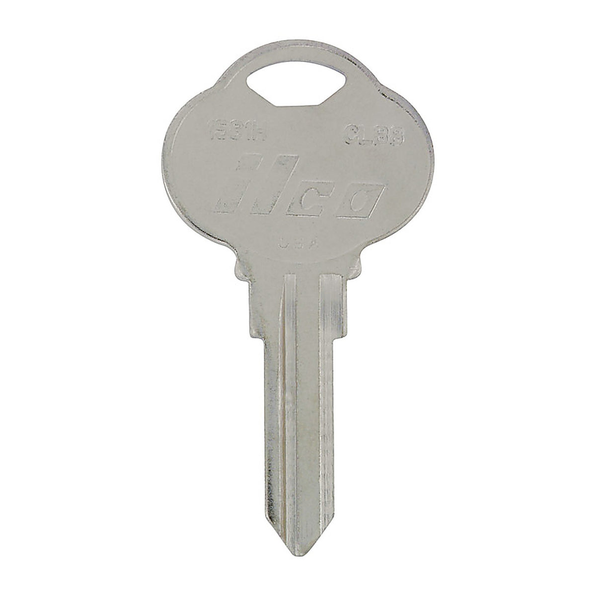 Hillman 441900 KeyKrafter Automotive Key Blank 190 CLB8 Double sided For Club Steering Wheel