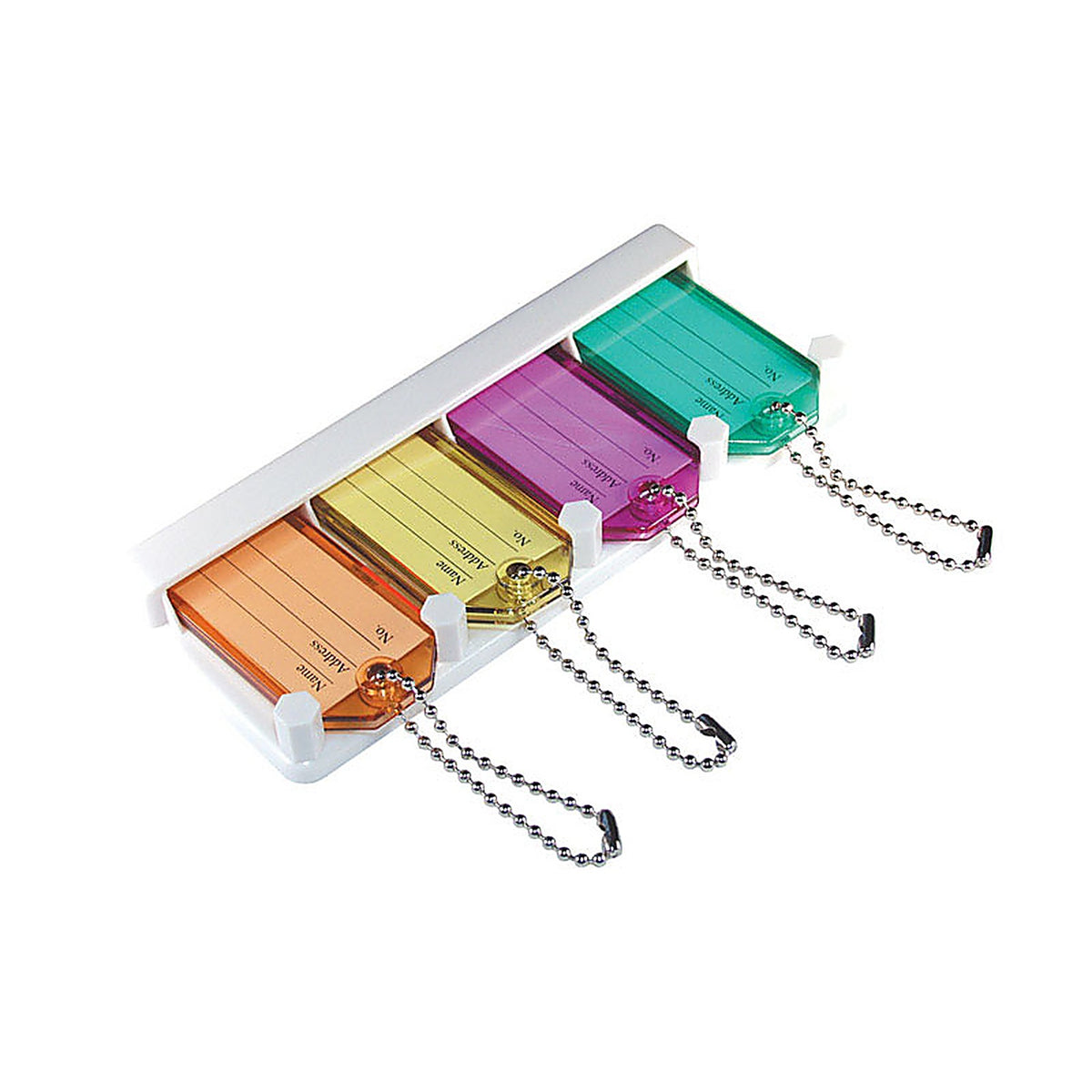 Hillman 701277 Metal/Plastic Assorted Labeling/ID Key Holder